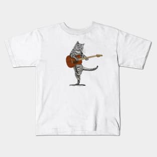 Buskers the Acousti-Cat Kids T-Shirt